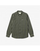 Lacoste Men's Plaid Shirt Regular Fit Cypress