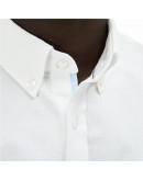 Lacoste men's shirt monochrome with pocket with logo White