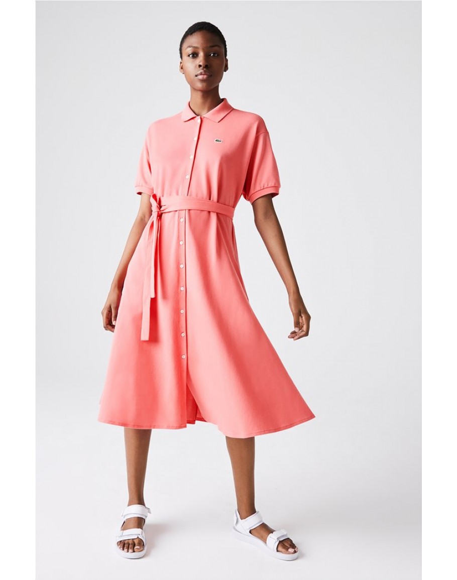 Pink lacoste dress hotsell